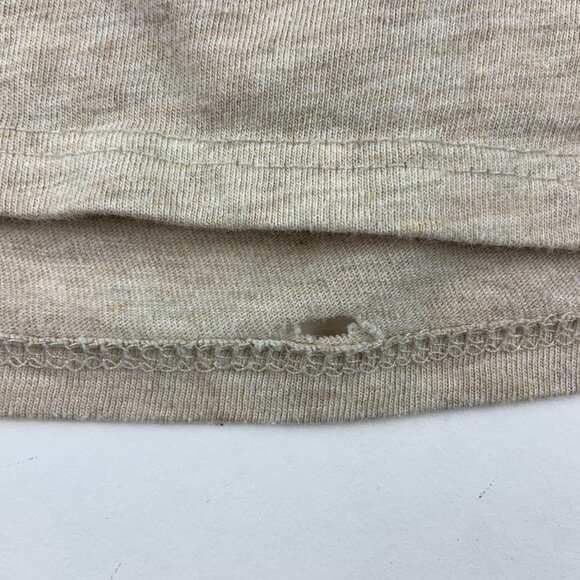 Womens T Shirt Short Sleeve Cream Large - Picture 6 of 8